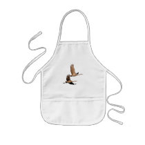 Sandhill Couple in Flight Aprons