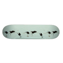 Sandhill Cranes Digital Skateboard