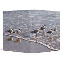 Sandpipers at the Tide Line Beach Binder