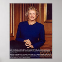 Sandra Day O'Connor w/Bio Print