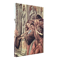 Sandro Botticelli - The ill-advised Judge Canvas Print