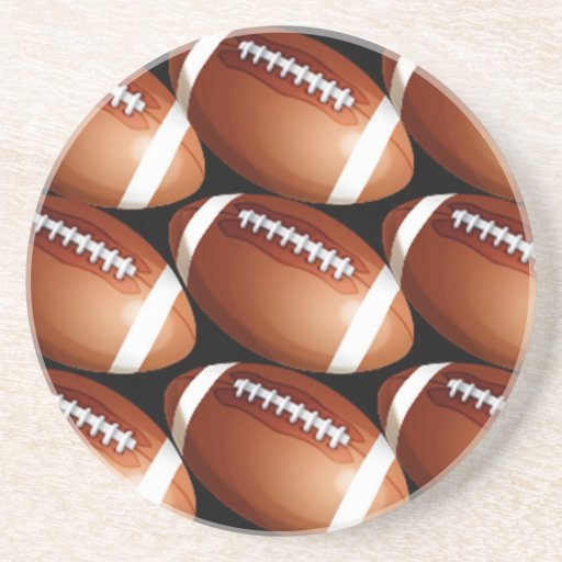 SANDSTONE football COASTERS sport coasters