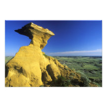 Sandstone Monument in the Hell Creek area near Photographic Print