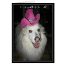 *Sandy - 40th Birthday Card