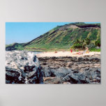 Sandy Beach, Oahu, Hawaii Print