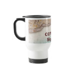 Sandy Beach Work Travel Mugs