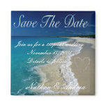 Sandy Beaches Save the Date magnets