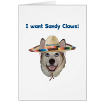 Sandy Claws Beach Dog