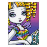"Sandy" Cute Rainbow Fairy Art Card