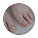 sandy feet refrigerator magnet