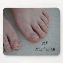 sandy feet