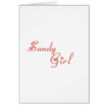 Sandy Girl tee shirts cards