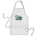 "Sandy" Rainbow Sea Turtle Mermaid Art Apron