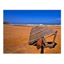 Sandy Red Beach (HDR) Post Cards