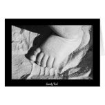 Sandy Toes! Greeting Cards