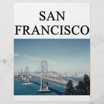 SANFRANCISCO california Flyer Design