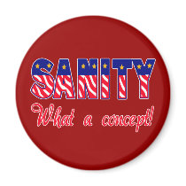 Sanity - What a Concept!  T-shirts, Caps, Sweats Fridge Magnet