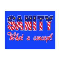 Sanity - What a Concept!  T-shirts, Caps, Sweats Post Card