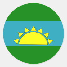 sanluis, Columbia Round Stickers