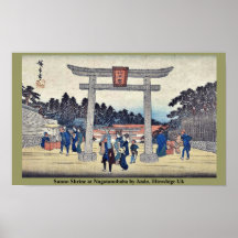 Sanno Shrine at Nagatanobaba by Ando, Hiroshige Uk Posters