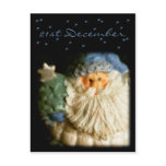 Santa • Advent Calendar Postcard