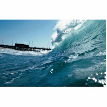Santa Ana winds sculpt ocean waves Cut Out