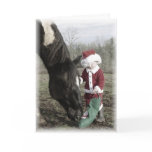 "Santa and Cash" Christmas Card