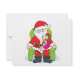 Santa and Child Personalized Invite