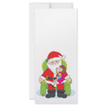 Santa and Child rack cards