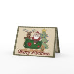 Santa and Reindeer Cards