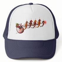Santa and Seahorse Sleigh Hat