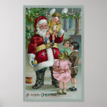"Santa and the Children" posters
