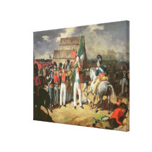 Santa Anna defies the Spanish troops Gallery Wrapped Canvas