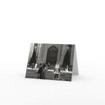 Santa at St. Patrick's Cathedral Card