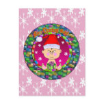 Santa Baby Asian Greeting Cards Postcard