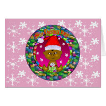 Santa Baby Greeting Cards