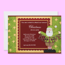 Santa Baby invitations