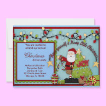 Santa Baby invitations
