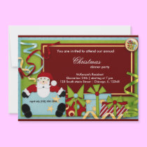 Santa Baby invitations