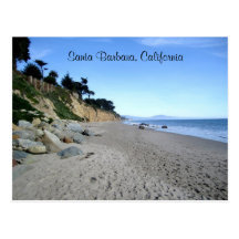 Santa Barbara Beach Postcard