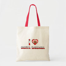 Santa Barbara, CA Tote Bags