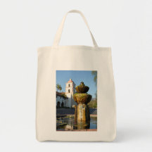 Santa Barbara Mission Fountain Bag