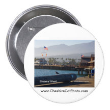 Santa Barbara Stearns Wharf Products Pinback Button