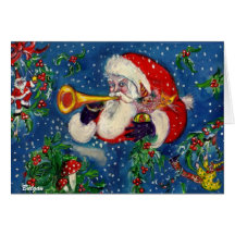 SANTA BUGLER /  CHRISTMAS NIGHT CARDS