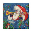 SANTA BUGLER magnets