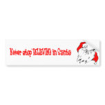 Santa Bumper Sticker bumper stickers