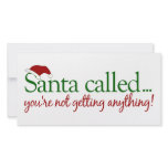 Santa Called photo cards