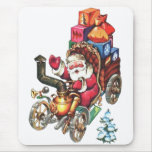 Santa Car Whimsy mousepads