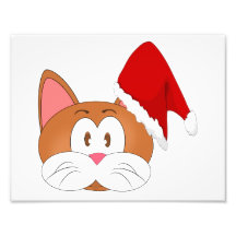 Santa Cat Photograph