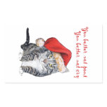 Santa Cat - You better not pout! Sticker